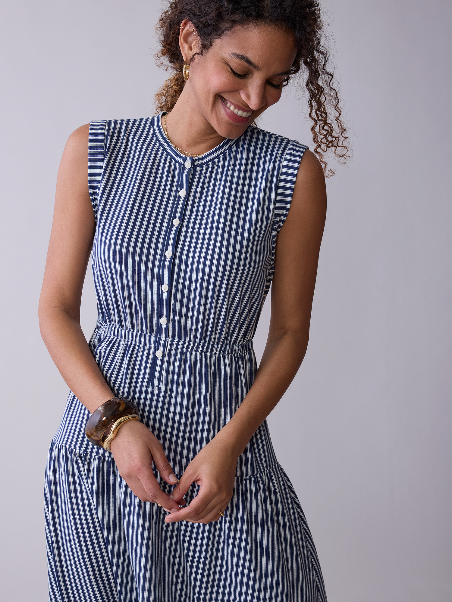 Printed Delphine Dress