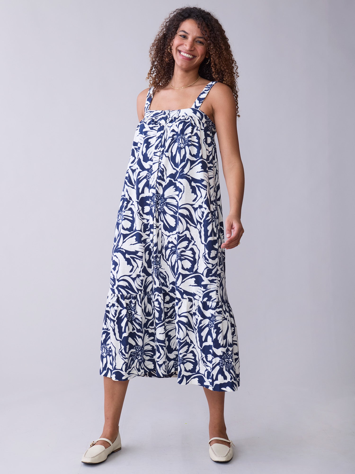 Printed Amalfi Dress