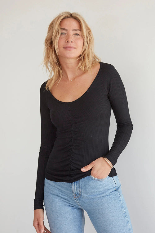 Anabelle Top - Deep Black / XS