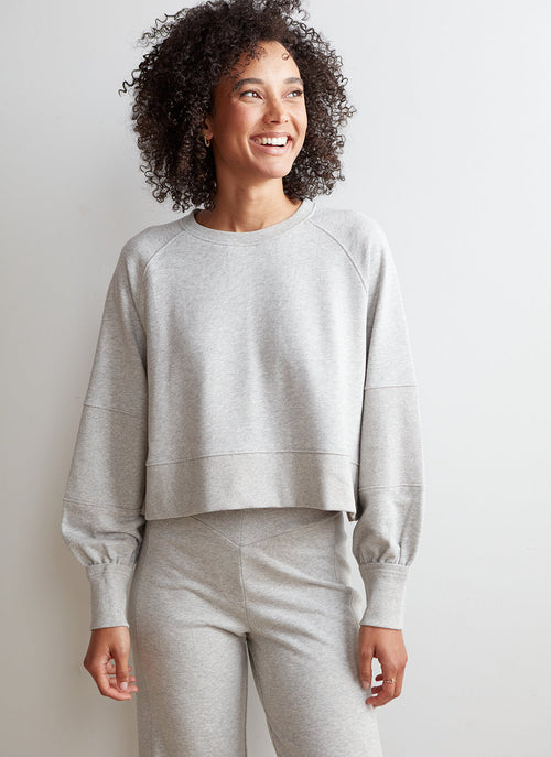 Heathered Kenny Pullover - Grey Heather / XS - Shirts & Tops