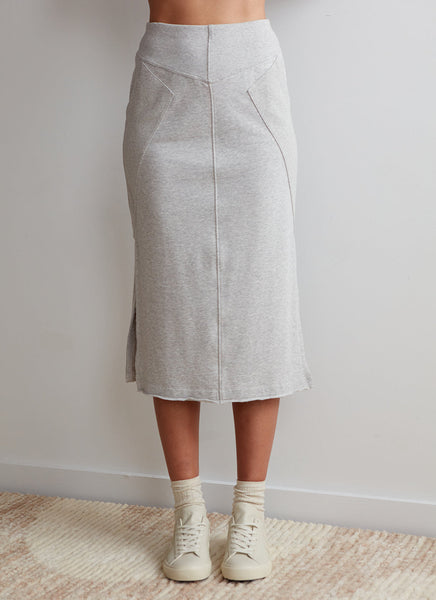 Heathered Kenny Skirt - Grey State