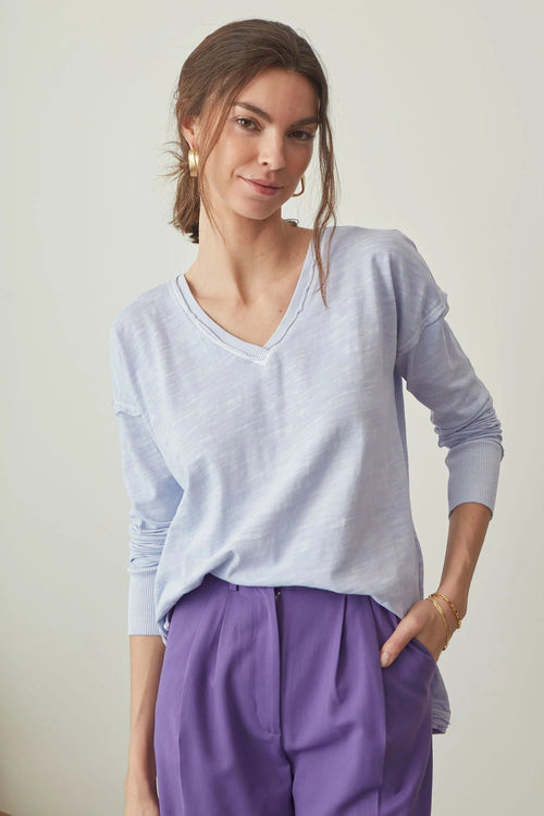 Madison Tee - ND Iris / XS - Shirts & Tops