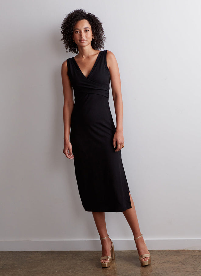 Nicole Dress - Deep Black / XS - Dresses