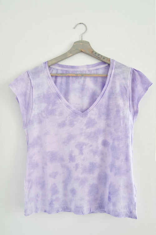 TD Imogene Tee - Lilac Cloud Tie Dye / XS